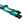 Teal colored biothane adjustable collar for dogs from Pilot Pet Gear