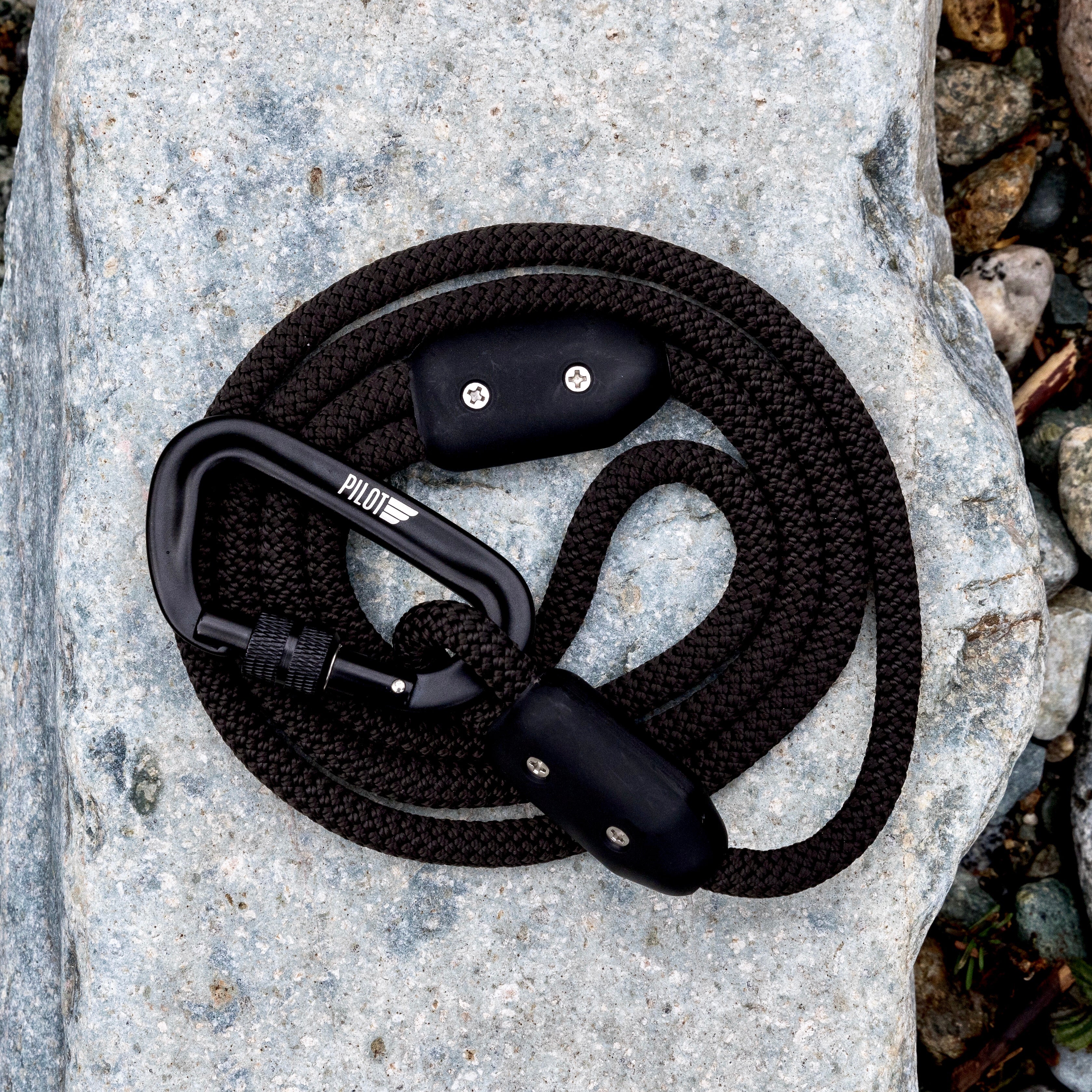 Black rope cheap leash