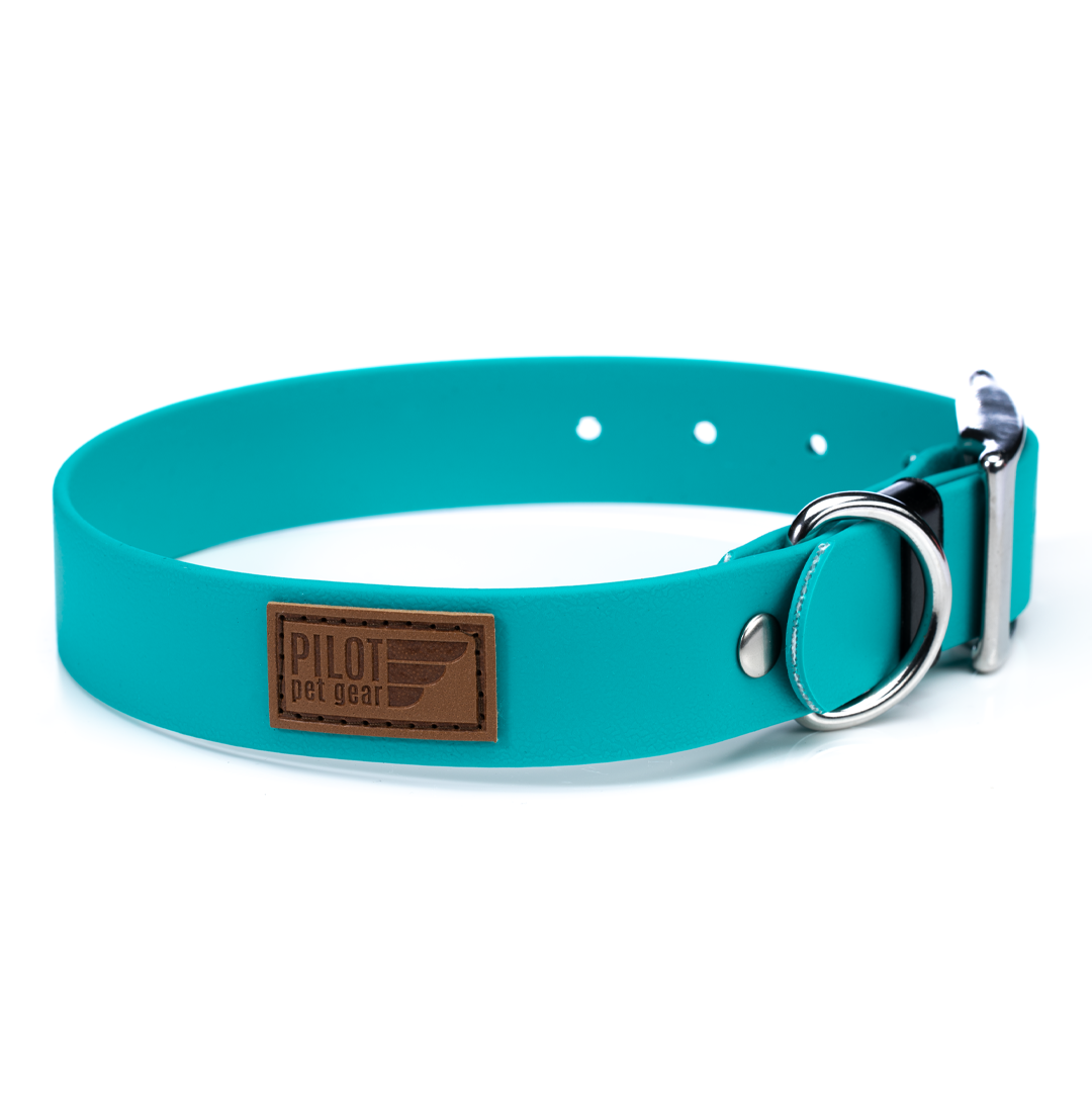 Biothane Waterproof Collar Teal Pilot Pet Gear biothane-waterproof-collar-teal-pilot-pet-gear