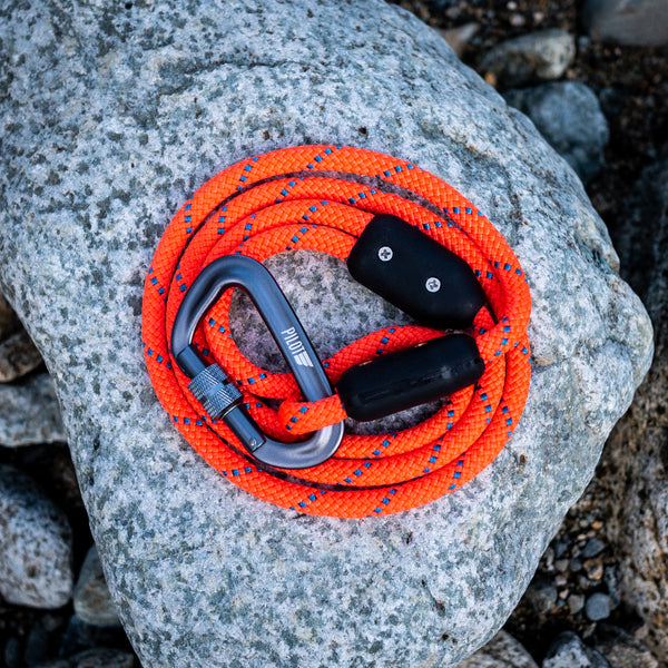 Hunter Orange Climbing Rope Leash